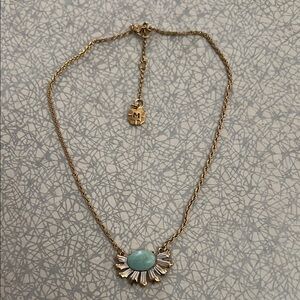 Elegant Gold and Turquoise Necklace